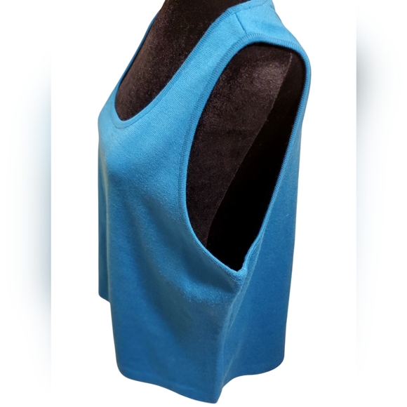 Saint John New With Tags, Prussian Blue, Wool, Shell / Blouse XL - Picture 4 of 6